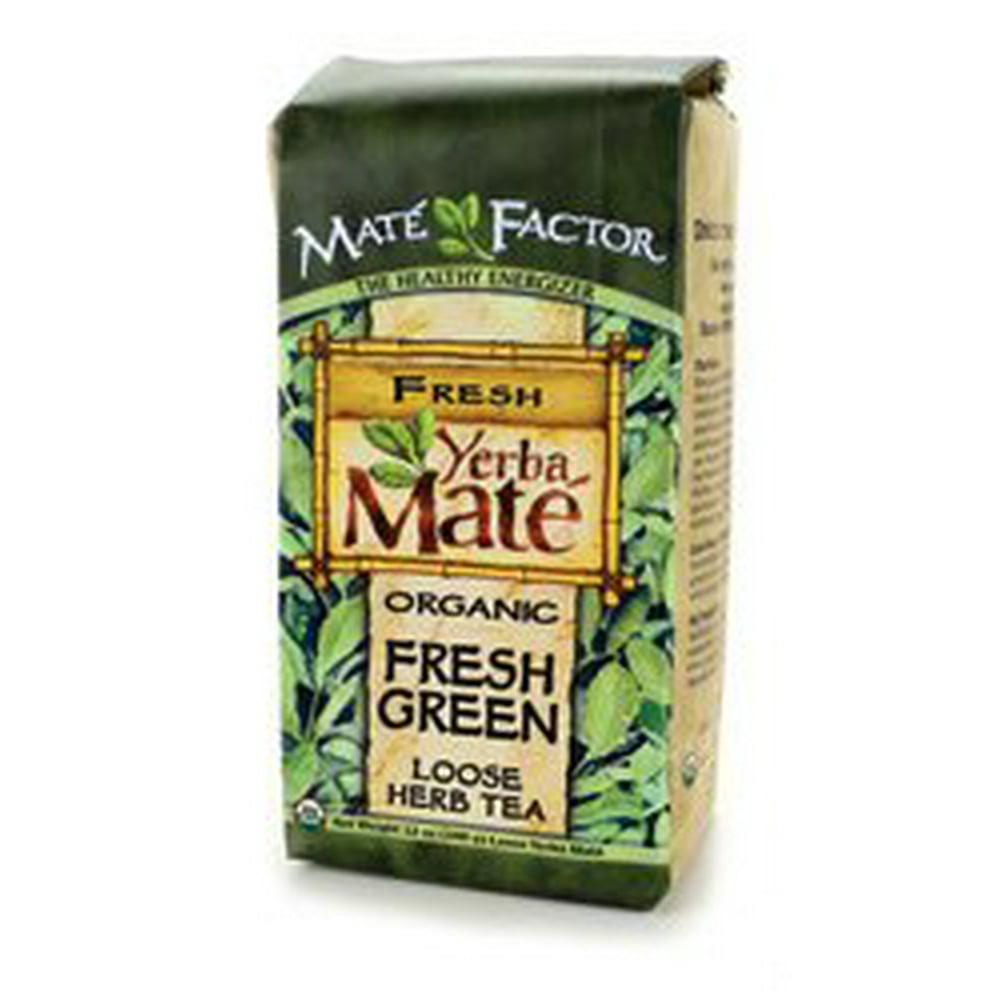 Mate Factor Organic Yerba Mate, Original Fresh Green, 12 Ounce