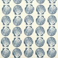 thumbnail image 3 of No. 918 Sandbar Tonal Seashell Print Semi-Sheer Rod Pocket Kitchen Curtains, 54"W X 14"L, 3 of 5