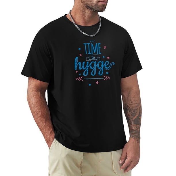 Camiseta time to hygge para fanáticos de los deportes camisetas de verano para hombres
