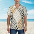 thumbnail image 4 of Disketp Hawaiian Shirts For Men,Geometric Print Mens Casual Short Sleeve Button Down Shirts Beach Shirt, 4 of 8