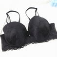 thumbnail image 2 of gvdentm Bras For Women Push Up Women's 18 Hour Silky Soft Smoothing Wireless Bra (Black,3XL), 2 of 4