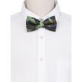 thumbnail image 4 of INSPIRE CHIC Men's Camouflage Patterned Pre-tied Bow Ties Cosplay Casual Green, 4 of 4