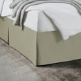 thumbnail image 2 of Luxury Bed Skirt  Solid Microfiber Pleated 14" Drop Premium Dust Ruffle, 2 of 11