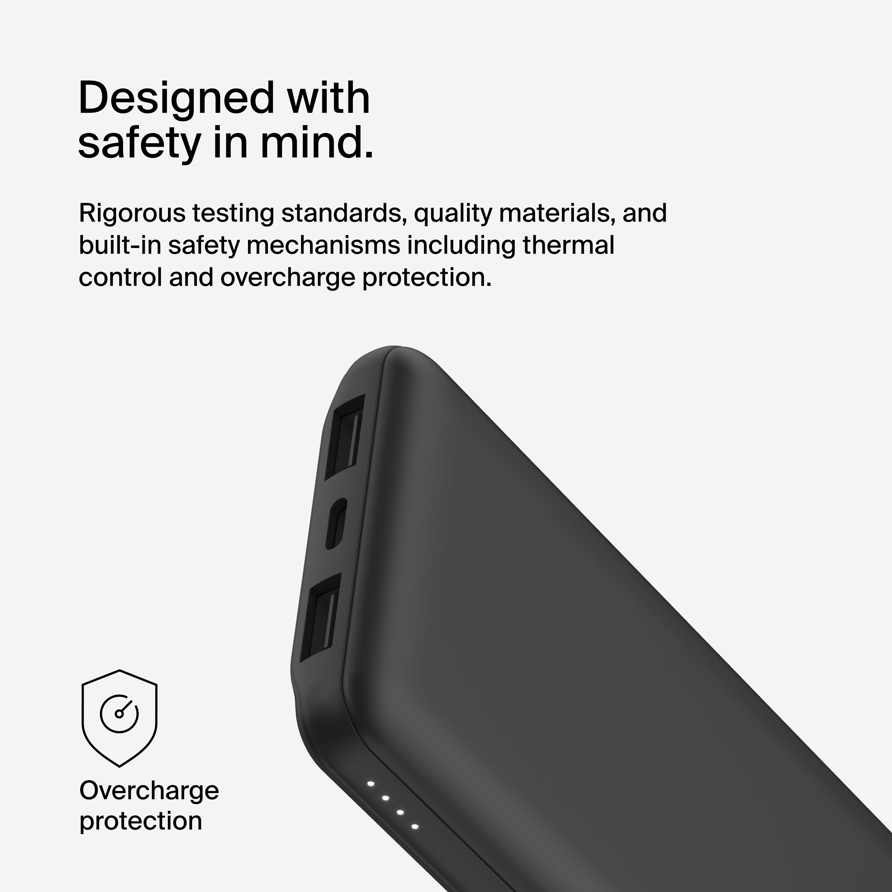 Belkin BoostCharge 10K USB-C Power Bank, Black photo 8