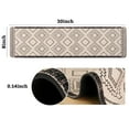 thumbnail image 3 of Stair Treads Non Slip for Wooden Steps Indoor 4 Pack 8"x30",Boho Geometric Carpet Stair Runner with Rubber Backing,Washable Reusable Stairs Step Treads Soft Safety for Kids Elders Dogs, 3 of 6