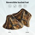 thumbnail image 5 of Daiia Musical Horse Vintage Collage Pattern Bucket Hat - Trendy Cotton Sun Hat for Beach, Golf, Fishing - Fun Outdoor Vacation Boonie for Men and Women, 5 of 9