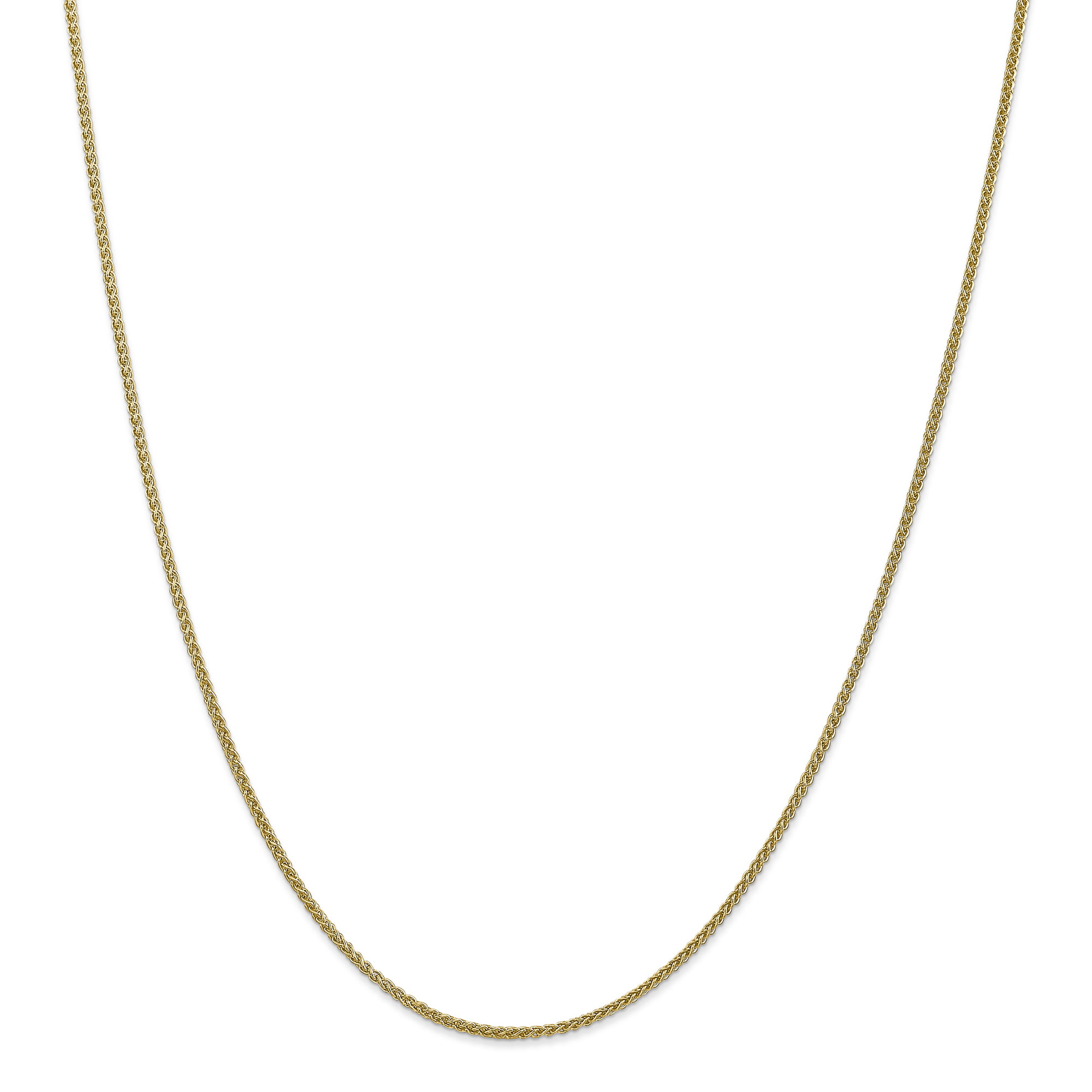 Mia Diamonds 14k WG .90mm Franco Chain Necklace 