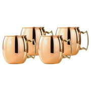 Select Home 818850012315 Set 4 16 Ounce Moscow Mule Copper Mugs