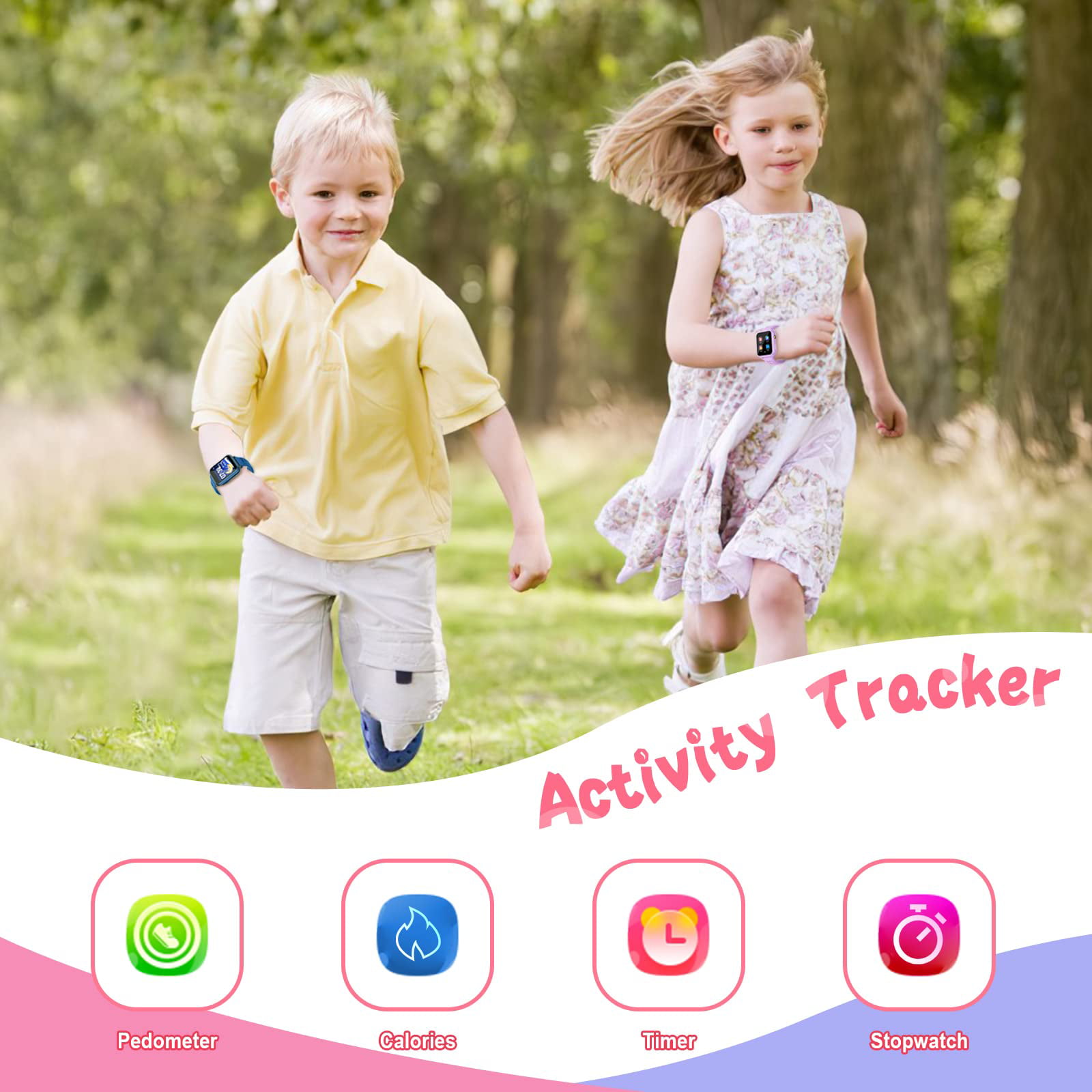 Smart Watch for Kids Gift for Girls Toys Age 6-8 Kids Game Smart Watches  for Boys 8-10 with 24 Games Video Camera Music Alarm Educational Birthday