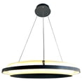 thumbnail image 4 of EQLight EQ21-P-LB12 Litza 41-Watt Integrated LED Ringed Black Circular Pendant, 4 of 4