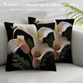 thumbnail image 3 of Shiartex Flowers Leaves Pillow Cushion Covers for Sofa Couch Bedroom Car Home Decor Square Throw Pillow Cover 1PC 18x18in, 3 of 5