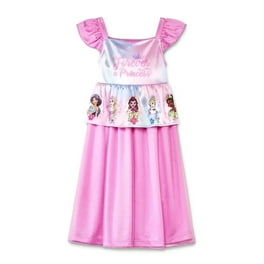 Disney Tangled Rapunzel Satin and Tulle Nightgown Gown Size 4T Walmart