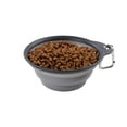 thumbnail image 5 of Dexas Pets Collapsible Travel Cup, Large/2 Cup Capacity, Light Gray, 5 of 5