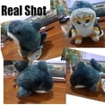 thumbnail image 3 of Colgante de peluche con diseño de gato, tiburón y gato, camarones fritos, 13 cm, 3 of 4