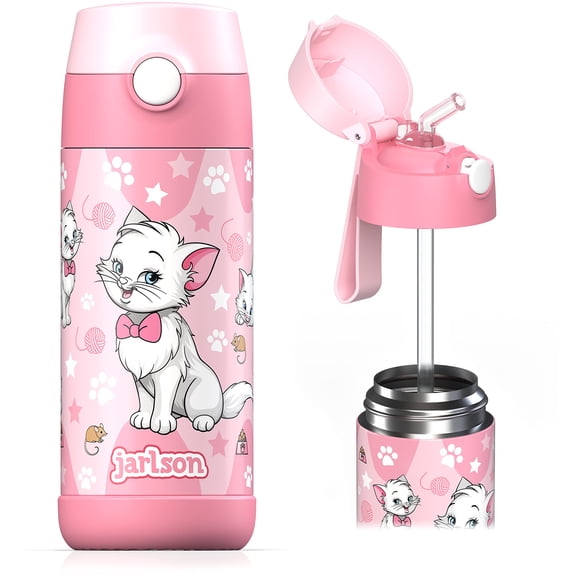 Botella de agua Jarlson Charli de acero inoxidable aislante de 350 ml
