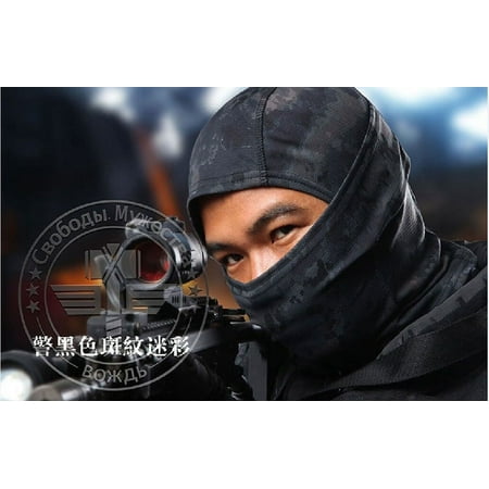 Camo Tactical Balaclava Face Mask UV Protection Hood for Cycling Fishing Hunting