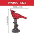 thumbnail image 2 of OULII Decorative Lamp Table Light Red Vintage Resin 1Set for Adults, 2 of 8