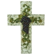 Cross Grapes and Vine 8"X12"