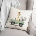 thumbnail image 3 of Creative Products Cruisin Animals 18 x 18 Spun Poly Pillow, 3 of 3