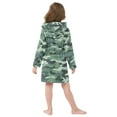 thumbnail image 4 of FORMRS Kids Bathrobe Unisex Hooded Robe Toddler Pajamas Sleepwear, Size 2-3T, Forest Camouflage Pattern, 4 of 7