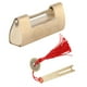 thumbnail image 2 of Candado Antiguo, Cerradura De Gabinete De Latón Con Llave Para Puerta De Gabinete Para Cajón EOTVIA Decorative Padlock, 2 of 8