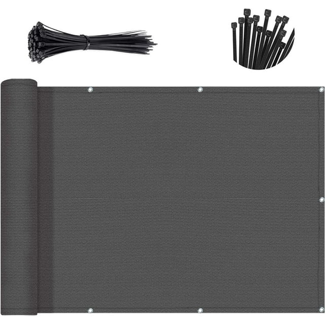 Pantalla de privacidad para balcón SUNNY GUARD gris oscuro 80x340cm