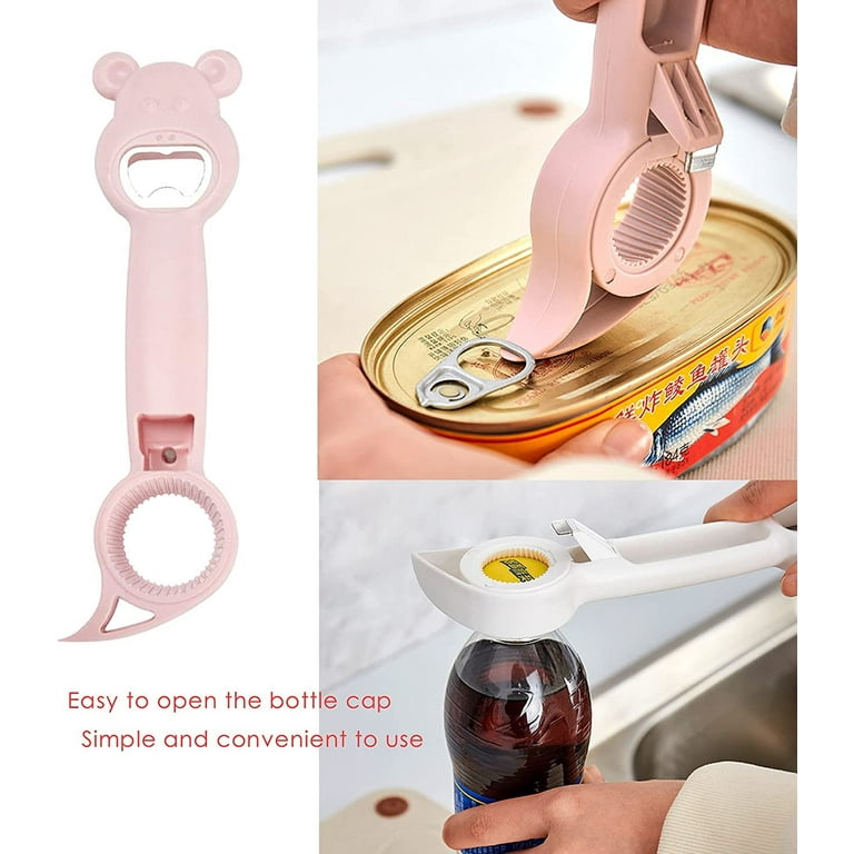 Effortless Bottle Opening: Multifunctional 4-in-1 Opener For Large & Small  , Perfect For Arthritic & Weak Hands! - Temu