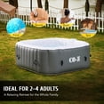 thumbnail image 3 of CO-Z 5ft Inflatable Hot Tub Pool 2-4 Persons With Massage Jets and All Accessories Gray, 3 of 7