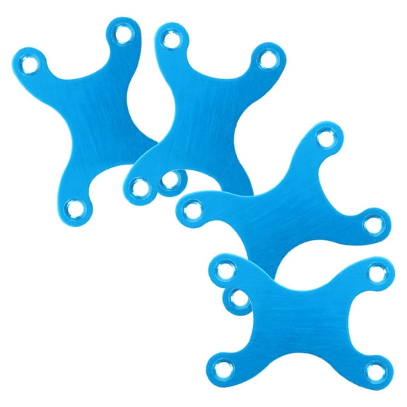 FOMIYES  4 Pcs Skateboard Bridge Gasket for Beginners Accessory Hardwares Blue