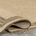 thumbnail image 2 of nuLOOM Rasha Classic Border Indoor/Outdoor Area Rug, 5' x 8', Beige, 2 of 9