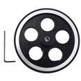 thumbnail image 2 of 2 Pcs Codeur de Mesure Industriel en Aluminium et Caoutchouc 300Mmx6Mm Roue de Compteur pour Codeur Industriel, 2 of 8