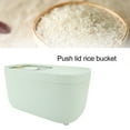 thumbnail image 4 of Distributeur de Riz avec Tasse à Mesurer, Grand Contenant à Riz Bac Porte-Riz avec Échelle Transparente Scellée, Contenant de Rangement pour Riz en Plastique Seau à Riz Contenant Alimentaire Contenants à Farine, 4 of 8