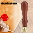 thumbnail image 4 of Cera de sellado de madera, 1 pieza Cera de sellado de madera retro Cera de sellado Sello de sellado Rendimiento potente, 4 of 11