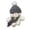 White, variant on Nnndbs Cute Mini Plush Bunny with Knitted Hat, Soft Huggable Rabbit Easter Gift Toy for Spring Birthdays and Heartwarming Occasions