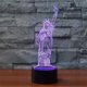 thumbnail image 4 of Lámpara de ilusión 3D ACTIVE Estatua de la Libertad LED Luz Nocturna Control Táctil 7 Colores, 4 of 5