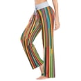 thumbnail image 3 of Large Women's Comfy Casual Pajama Pants Stretch Fabric Suitable for Yoga Pants Hippie Pants，The Best Holiday Gifts for Women Color Stripes, 3 of 7
