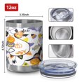 thumbnail image 3 of 12oz Tumblers Halloween Sweets and Witchy Elements Vacuum Insulated Stainless Steel Travel Tumbler Cups Mug with Lid and Straw for Beer,Coffee,Beverages with Cleaning Brush for Cold & Hot Drinks, 3 of 5