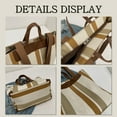 thumbnail image 5 of Kwuty Large Women's Work Tote Bag – Laptop Compartment,Canvas Shoulder Bag for Office & Daily Use,Tote Bag with Spacious Storage, 5 of 6