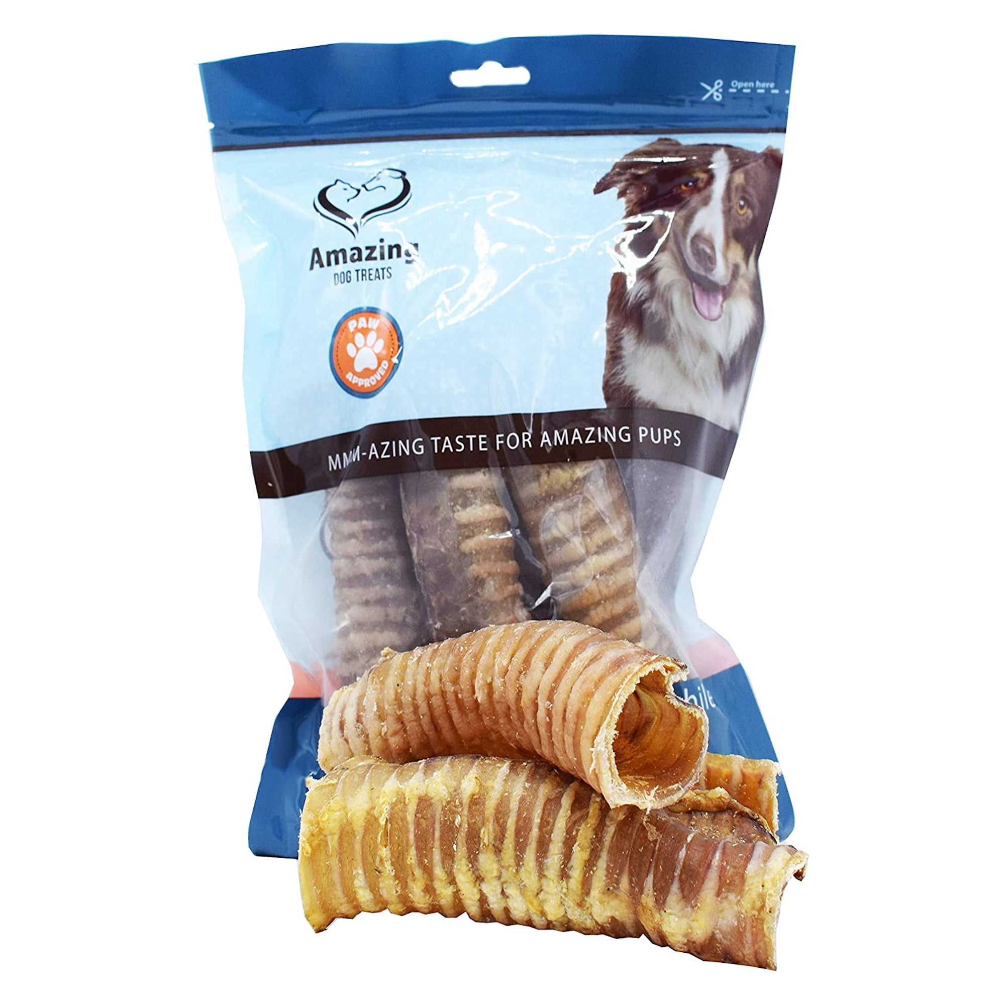 Amazing Dog Treats Beef Trachea, 6 inch (12 Pack)