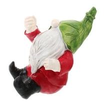 Masteelf Decorative Resin Gnome Statue Adorable Climbing Hanging Adornment