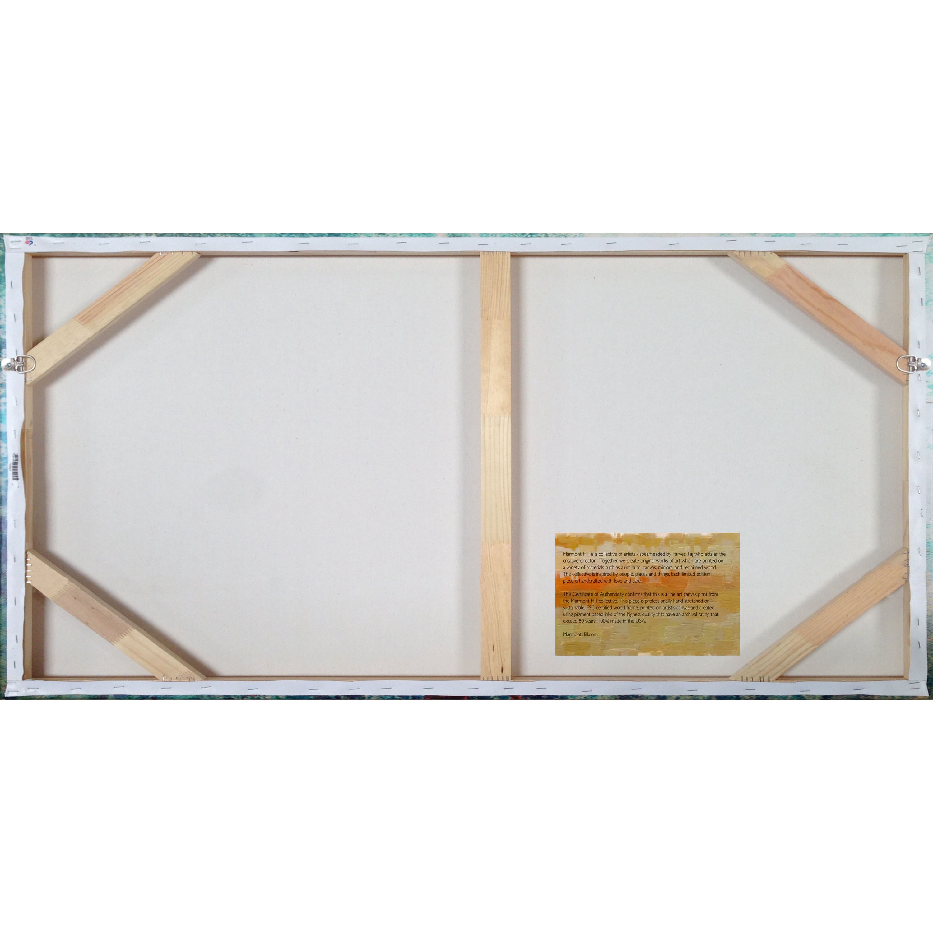 Marmont Hill Inc Handmade Taking the Auspice Fine Hand-stretched Gallery Canvas Art (USA) Small