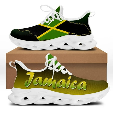 

Eritrea/Jamaica/Congo/Haiti Flag Fashion Men Sneakers Casual Shoes Lace-up Light Walking Footwear Zapatillas Hombre