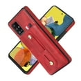 thumbnail image 3 of Dteck for Samsung Galaxy A71 5G Case, PU Leather Adjustable Loop Strap Case with Hidden Cart Slot Shockproof Protective Case for Samsung A71 5G 6.7" 2020 Ladies Women Men, Red, 3 of 15