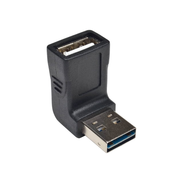 Eaton Tripp Lite Series USB 2.0 High Speed Adapter Reversible A to Up Angle A M/F - USB adapter - USB (F) to USB (M) - USB 2.0 - 90�� connector, molded - black