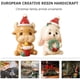 thumbnail image 4 of Presente navideño de resina para las fiestas, decoraciones navideñas de mesa de invierno para interiores y exhibiciones o alféizares de ventanas, 4 of 5