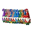 thumbnail image 2 of Dserhfy Wooden Christmas Ornament 2D Santa Claus on Hot Air Balloon/Riding Bicycle/Penguin/Elf Hanging Ornaments for Xmas Tree Holiday Party Decor, 2 of 8