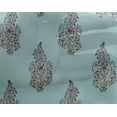 thumbnail image 4 of oneOone Georgette Viscose Fabric Leaves & Floral Block Print Fabric By Yard 42 Inch Wide, 4 of 4