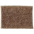 thumbnail image 1 of Muka Bathroom Rug Luxurious Silky Chenille,Non Slip Bath Mats for Bathroom, Taupe, 1+1, 24"x36", 1 of 2