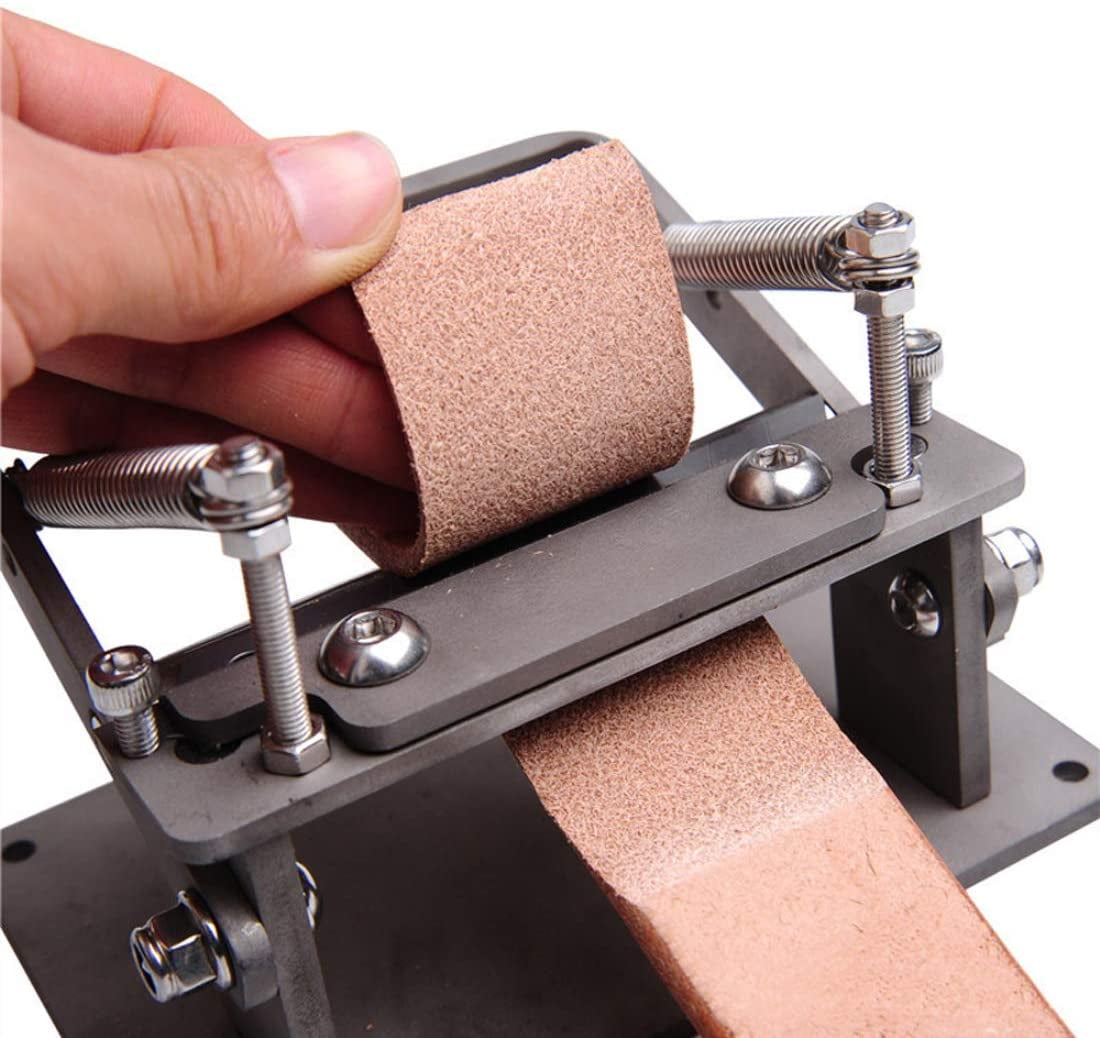 CNCEST Leather Peeling Machine Splitter Manual Leather Skiver Peeler US