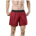 thumbnail image 2 of Men's Sport Shorts Mens Walking Shorts Men's Shorts Clearance, Mens Vacation Shorts Fitted Shorts Men Men’s Short Mens Stretch Waist Shorts, Wine, L, 2 of 7